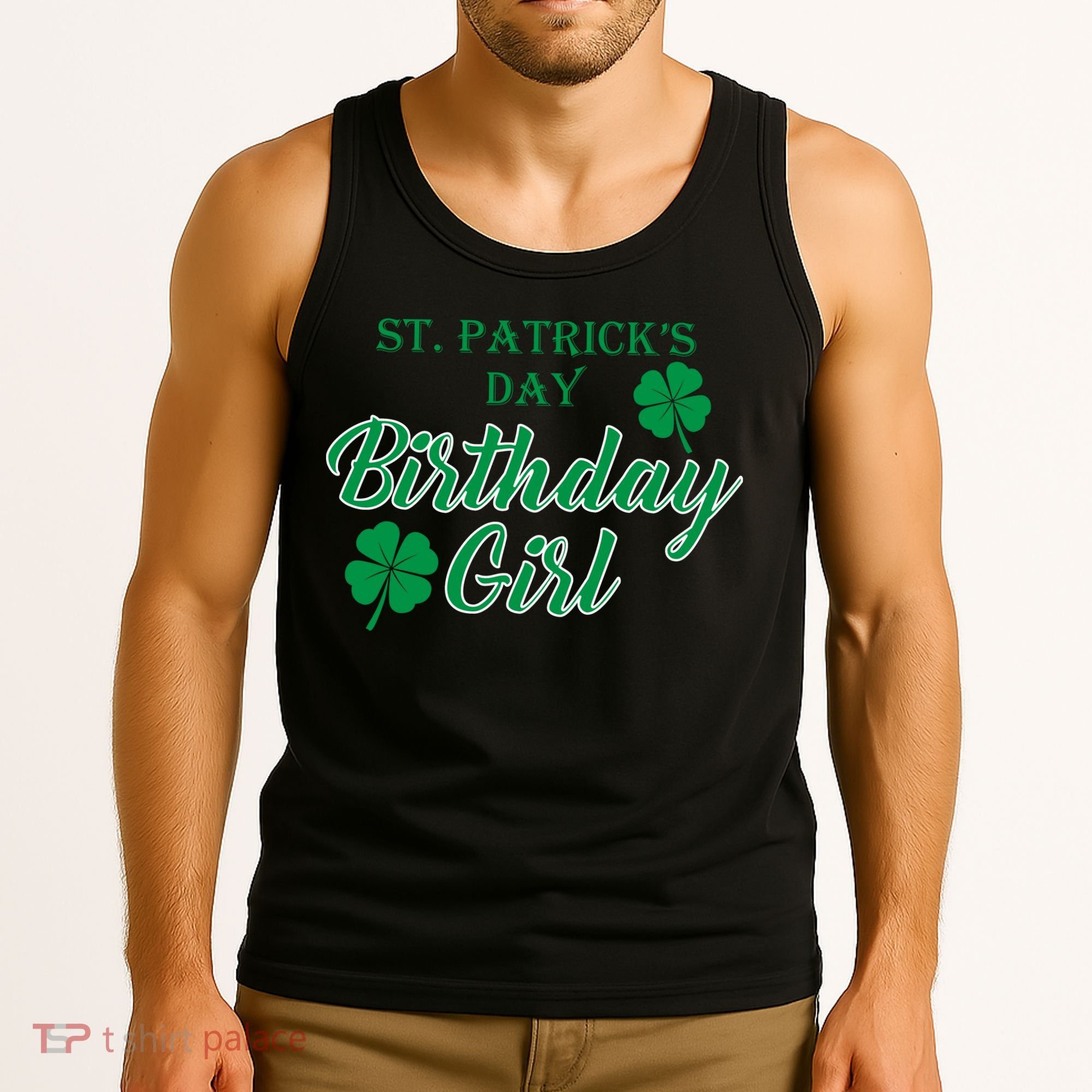 St. Patrick's Day Birthday Girl Tank Top