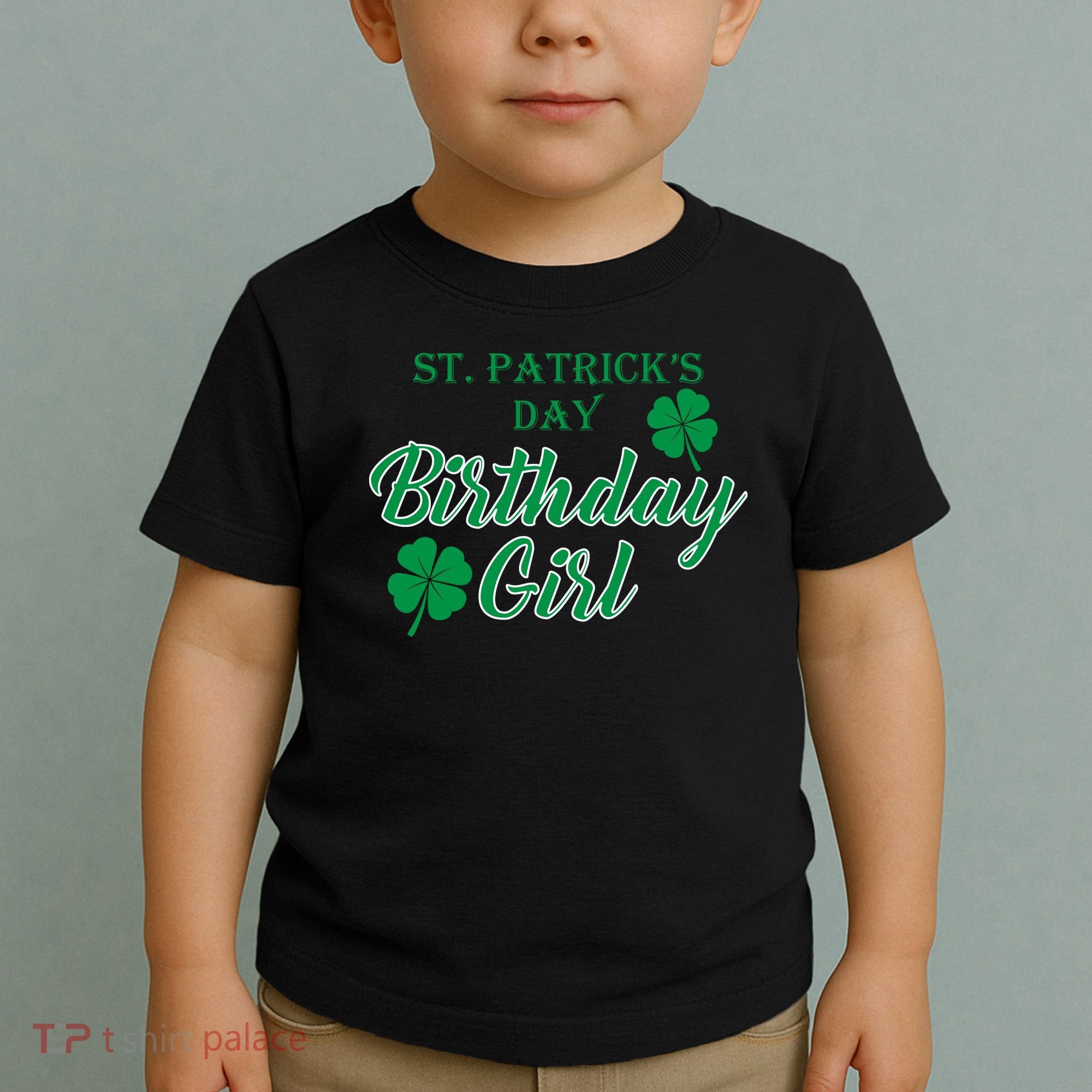 St. Patrick's Day Birthday Girl Toddler T-Shirt