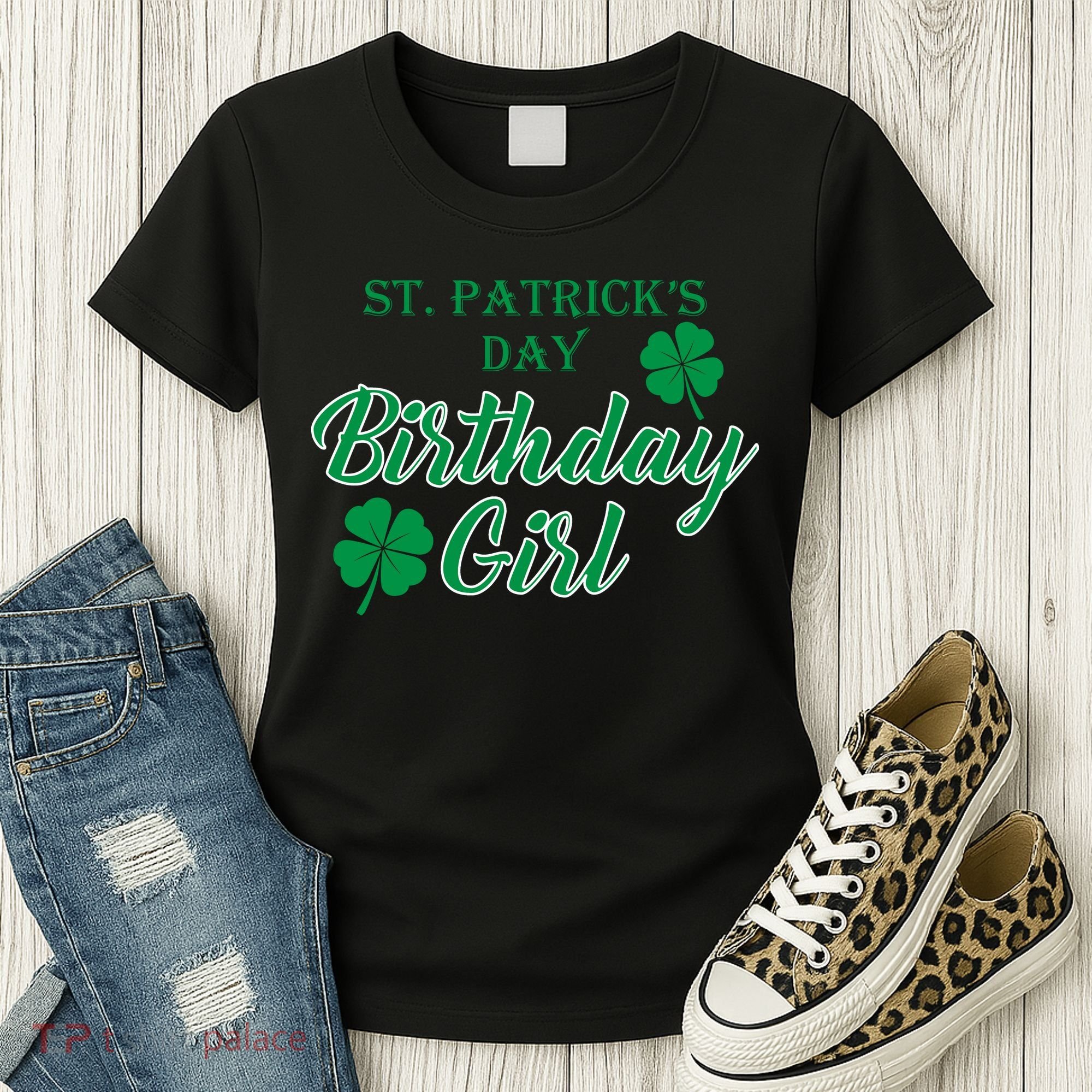 St. Patrick's Day Birthday Girl Women's T-Shirt