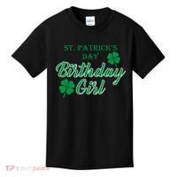 St. Patrick's Day Birthday Girl Kids T-Shirt thumb 0