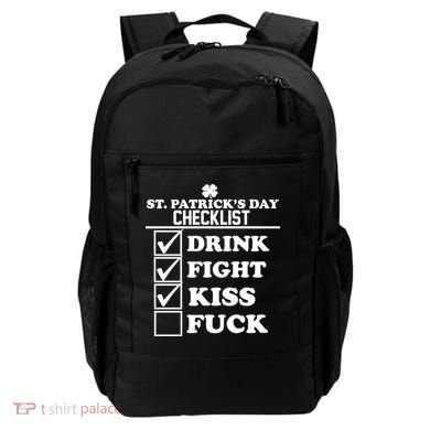 St. Patrick's Day Checklist (Dirty) Backpack