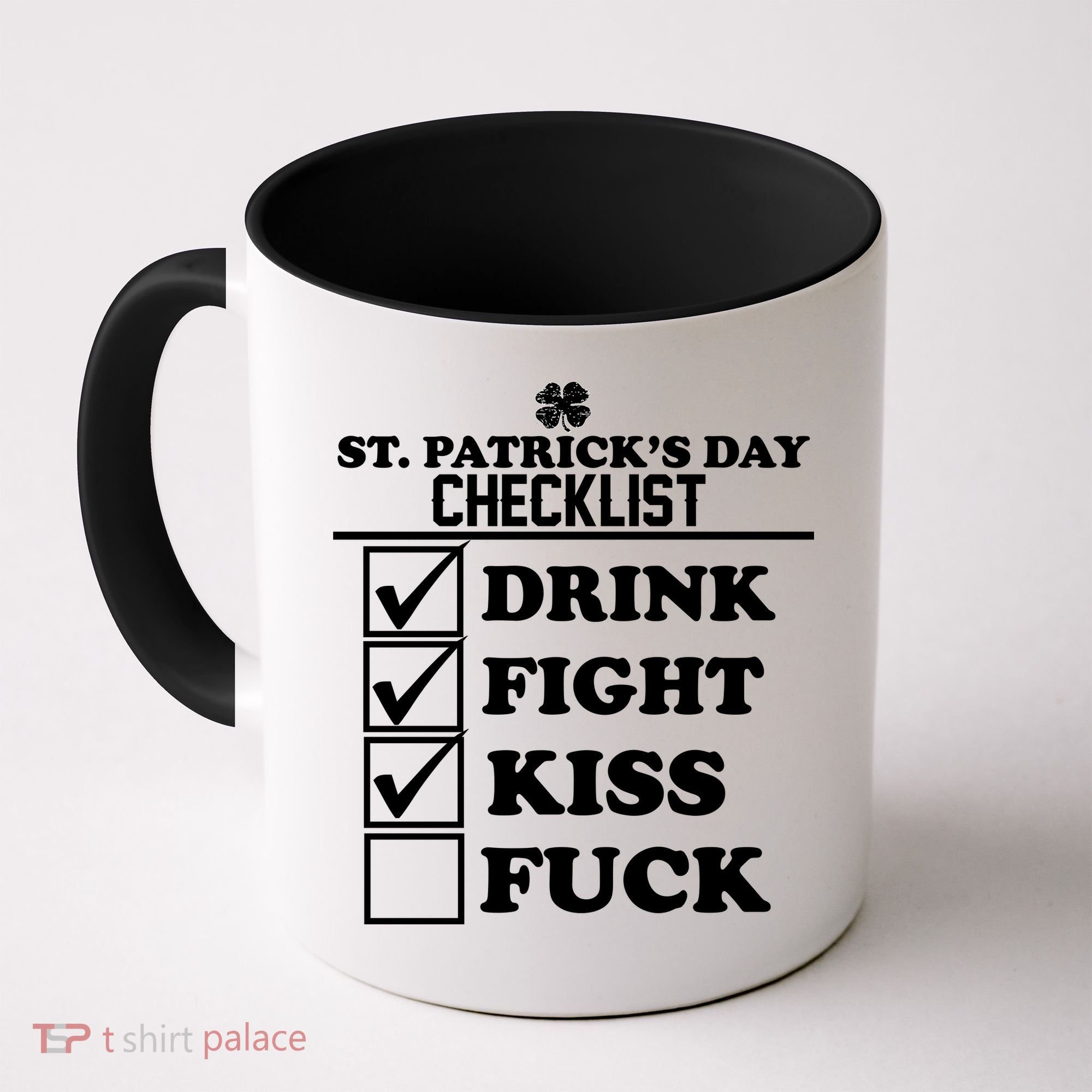 St. Patrick's Day Checklist (Dirty) Coffee Mug
