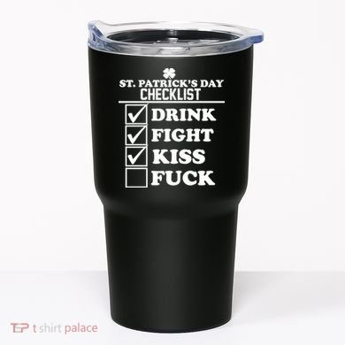 St. Patrick's Day Checklist (Dirty) Tumbler