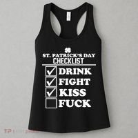 St. Patrick's Day Checklist (Dirty) Women's Tank Top thumb 3