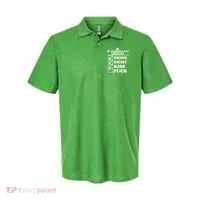 St. Patrick's Day Checklist (Dirty) Polo thumb 0