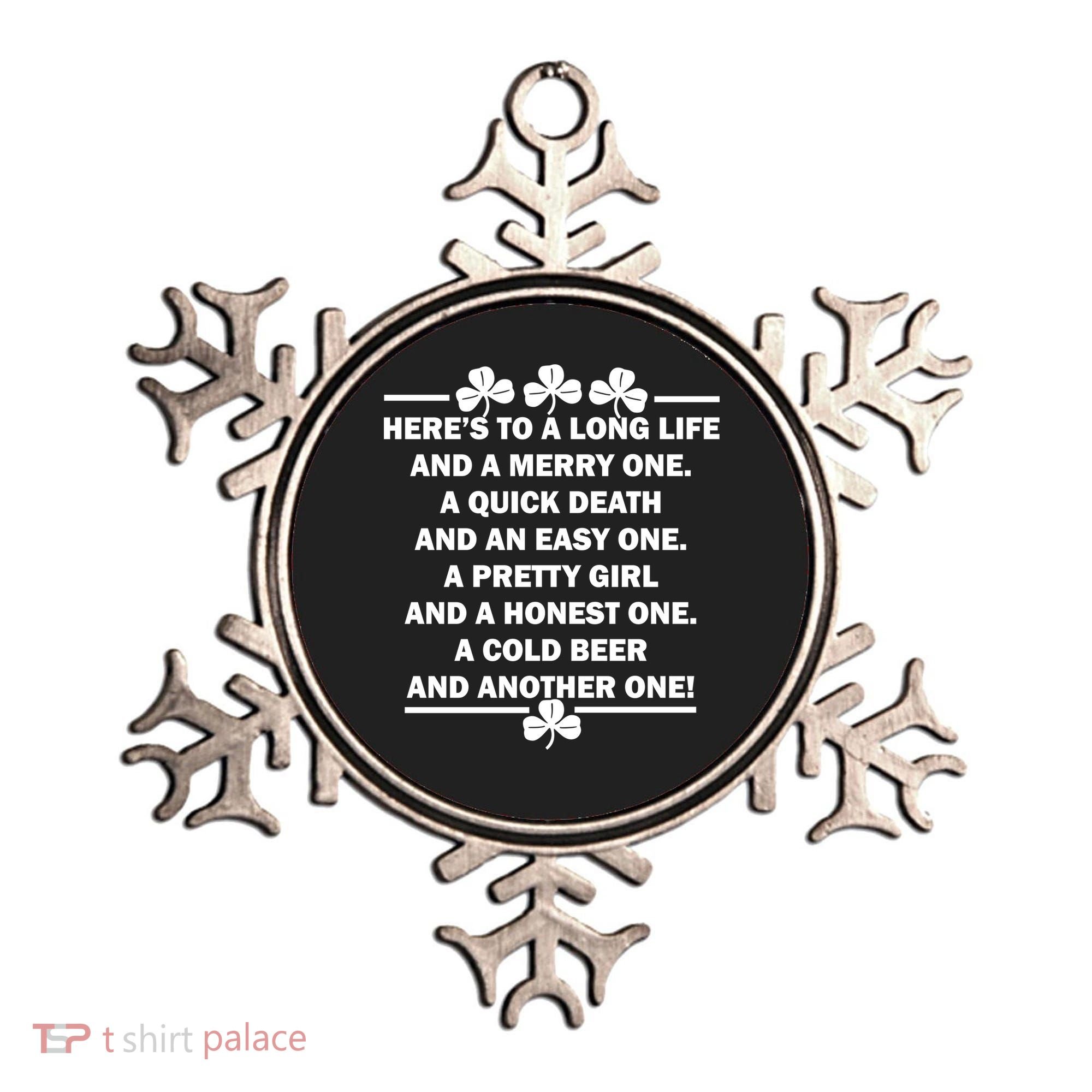 St. Patrick's Day Cold Beer Toast Ornament