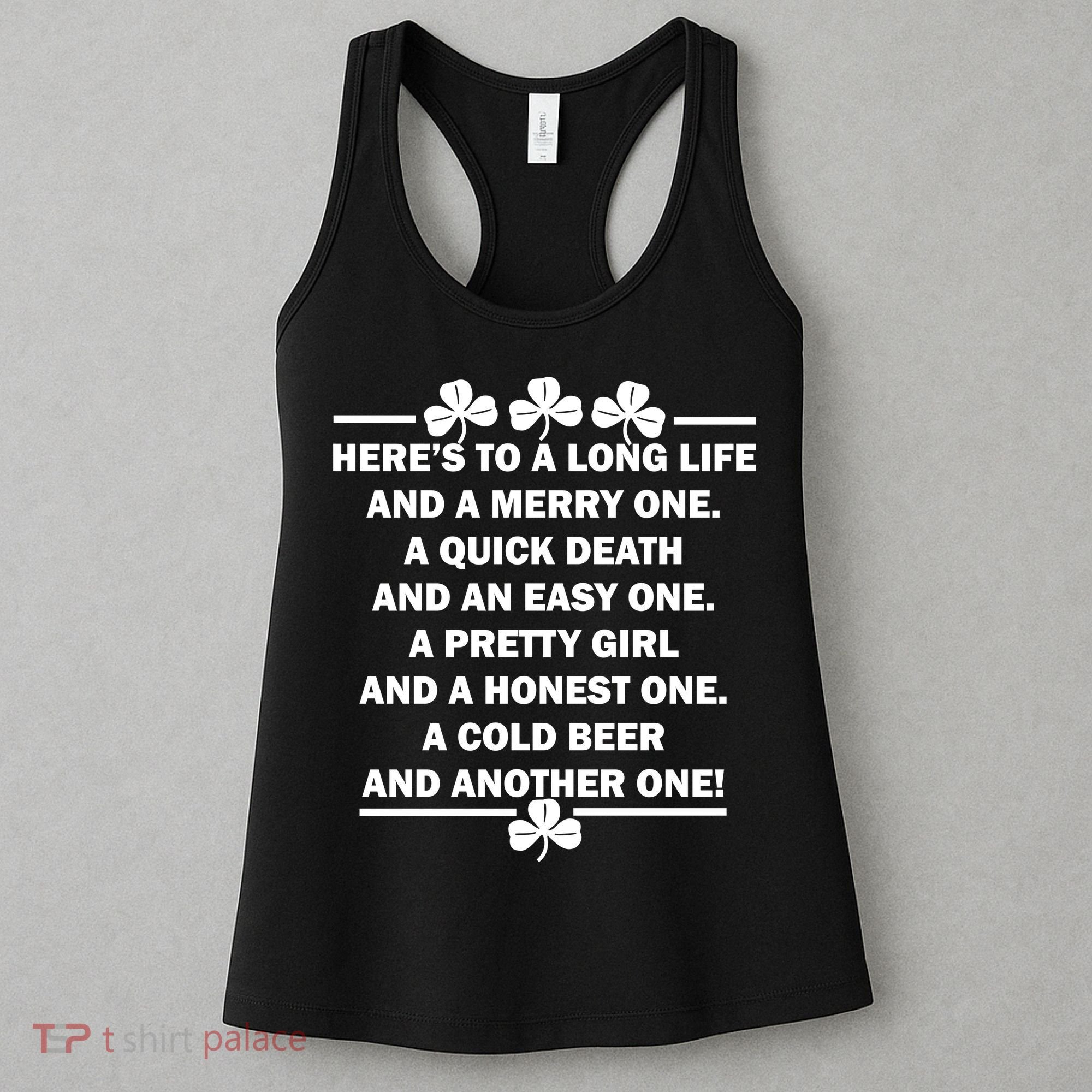 St. Patrick's Day Cold Beer Toast Women's Tank Top