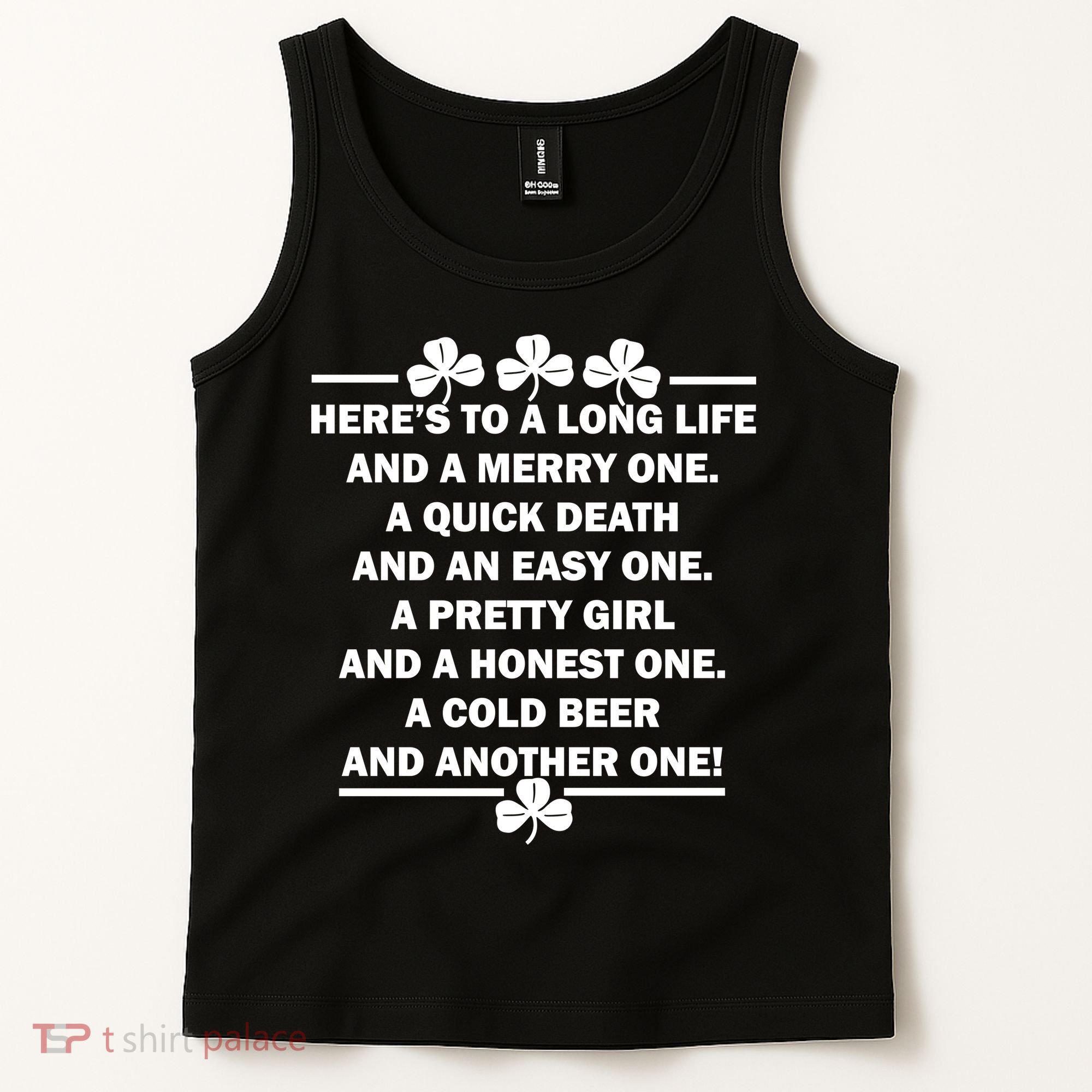 St. Patrick's Day Cold Beer Toast Tank Top