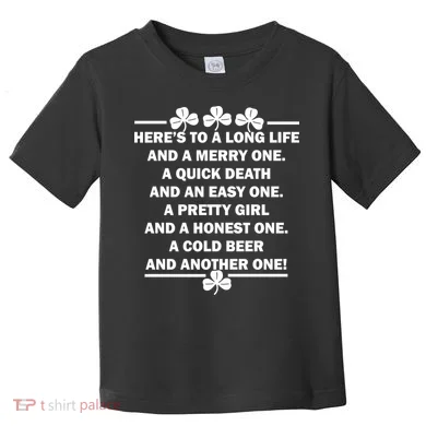 St. Patrick's Day Cold Beer Toast Toddler T-Shirt