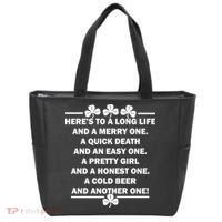 St. Patrick's Day Cold Beer Toast Tote Bag thumb 0