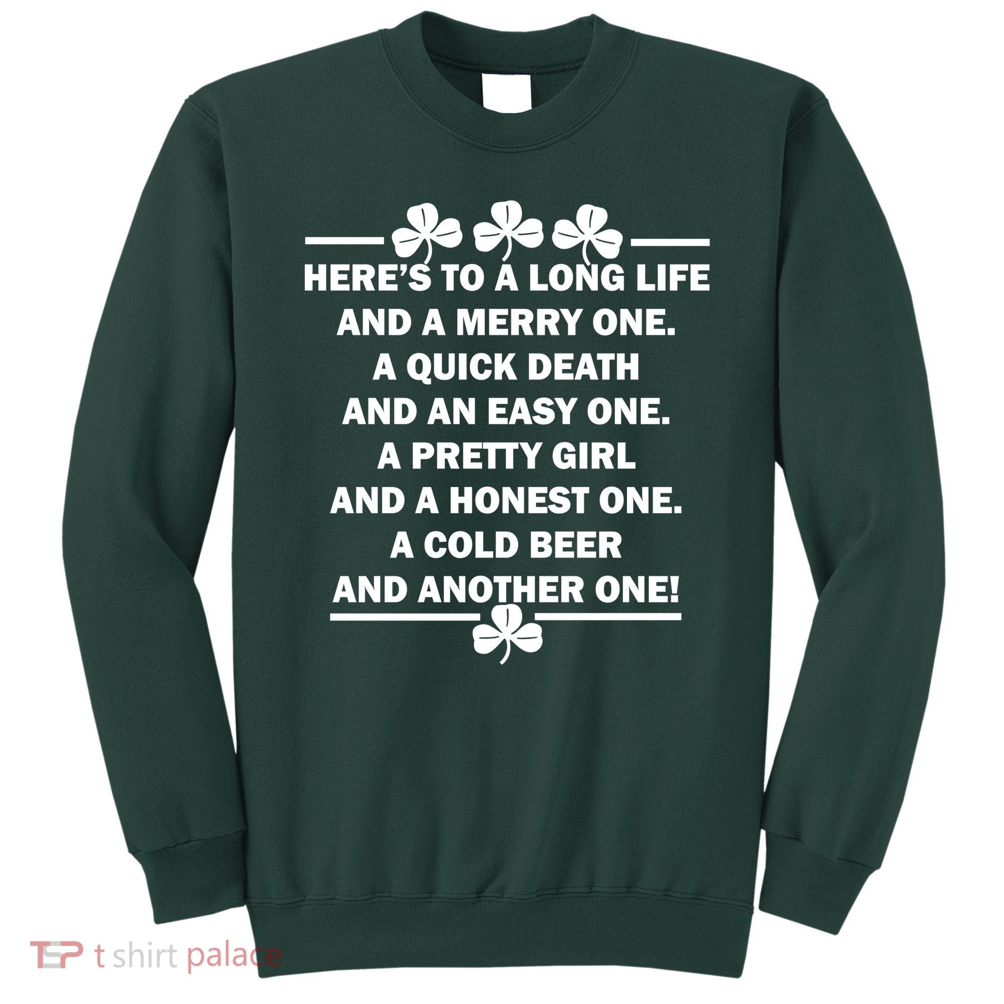 St. Patrick's Day Cold Beer Toast Sweatshirt
