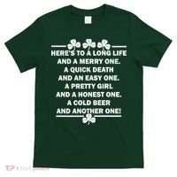 St. Patrick's Day Cold Beer Toast T-Shirt thumb 0