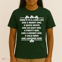 St. Patrick's Day Cold Beer Toast T-Shirt thumb 4