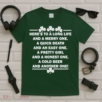 St. Patrick's Day Cold Beer Toast T-Shirt thumb 5
