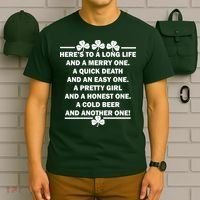 St. Patrick's Day Cold Beer Toast T-Shirt thumb 6