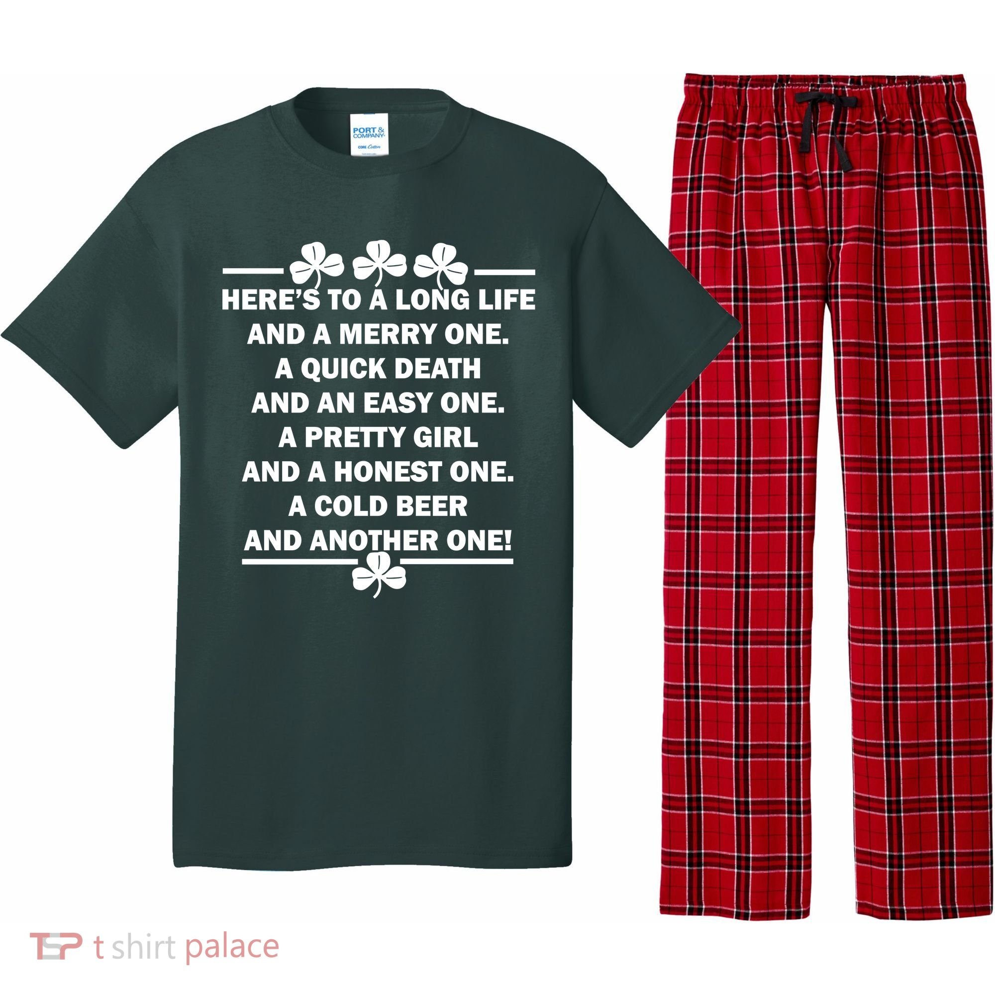 St. Patrick's Day Cold Beer Toast Pajama Set