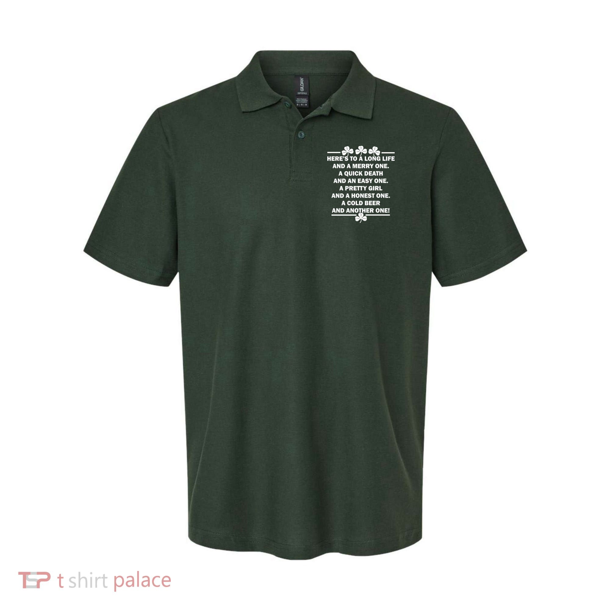St. Patrick's Day Cold Beer Toast Polo