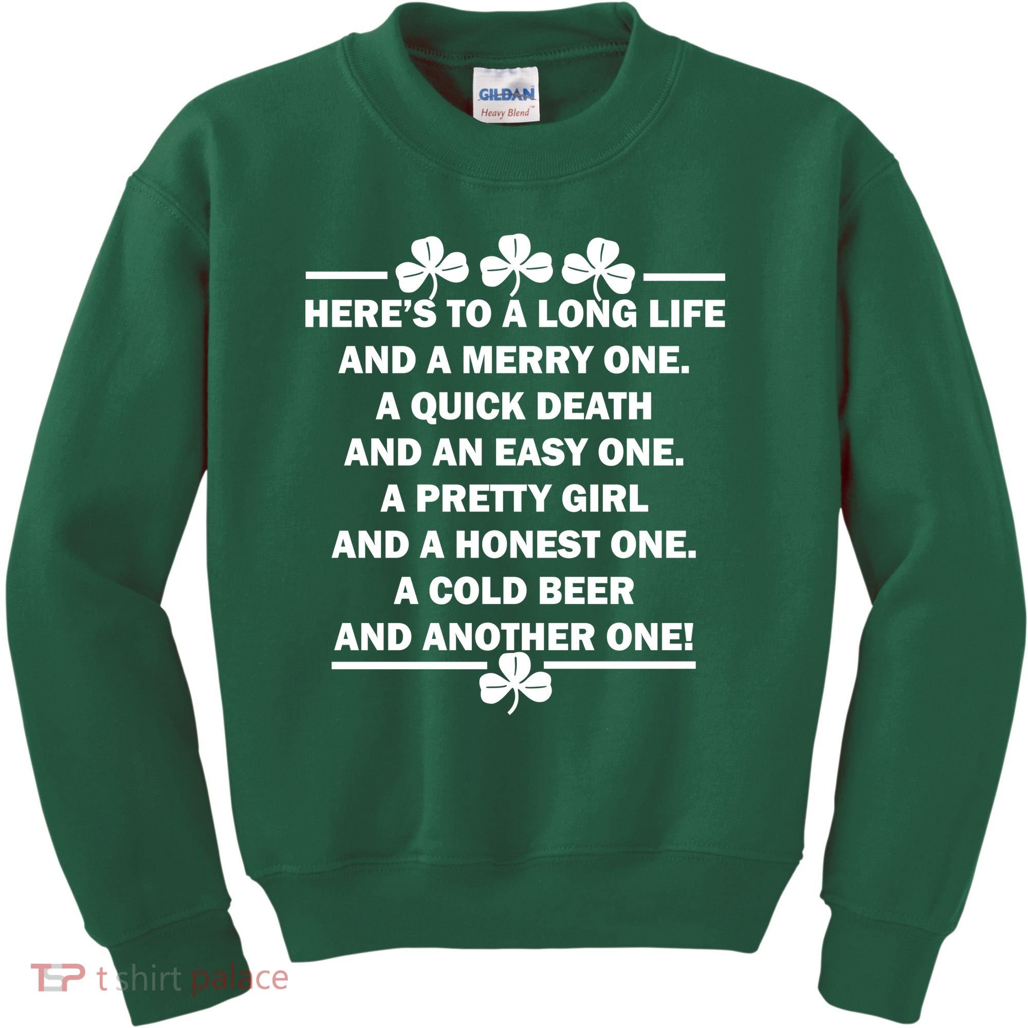 St. Patrick's Day Cold Beer Toast Kids Sweatshirt