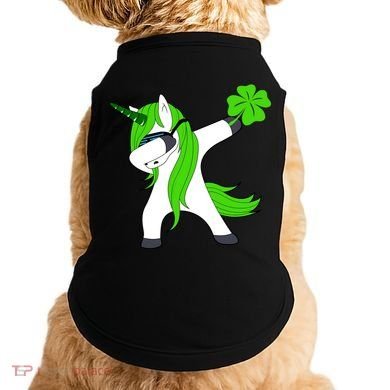 St. Patrick's Day Dabbing Irish Unicorn Doggie Tank