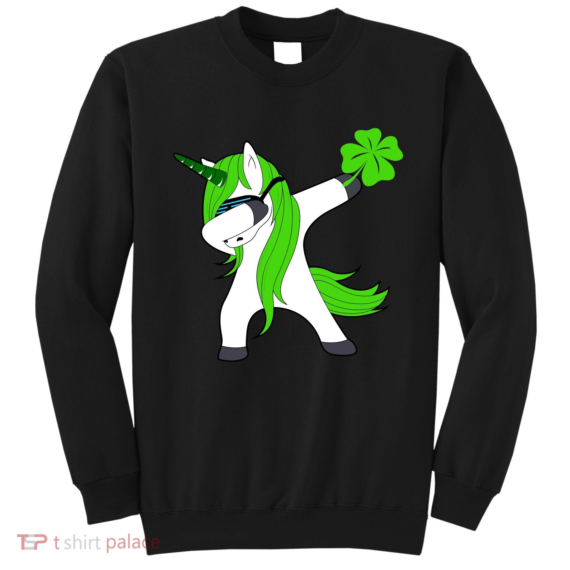 St. Patrick's Day Dabbing Irish Unicorn Sweatshirt