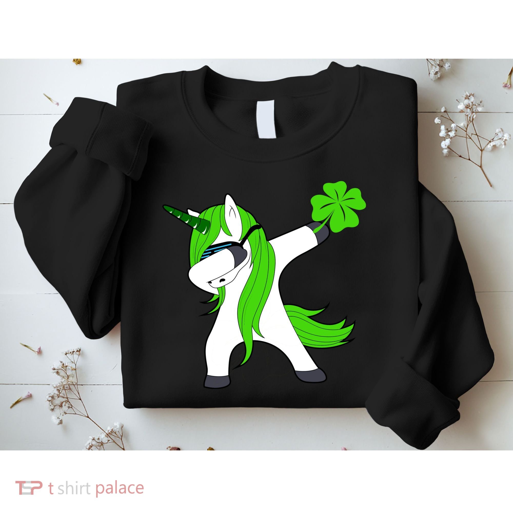 St. Patrick's Day Dabbing Irish Unicorn Sweatshirt