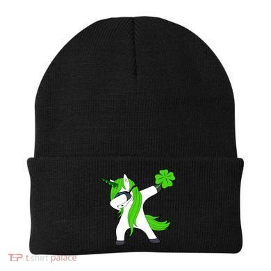 St. Patrick's Day Dabbing Irish Unicorn Beanie