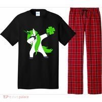 St. Patrick's Day Dabbing Irish Unicorn Pajama Set thumb 0