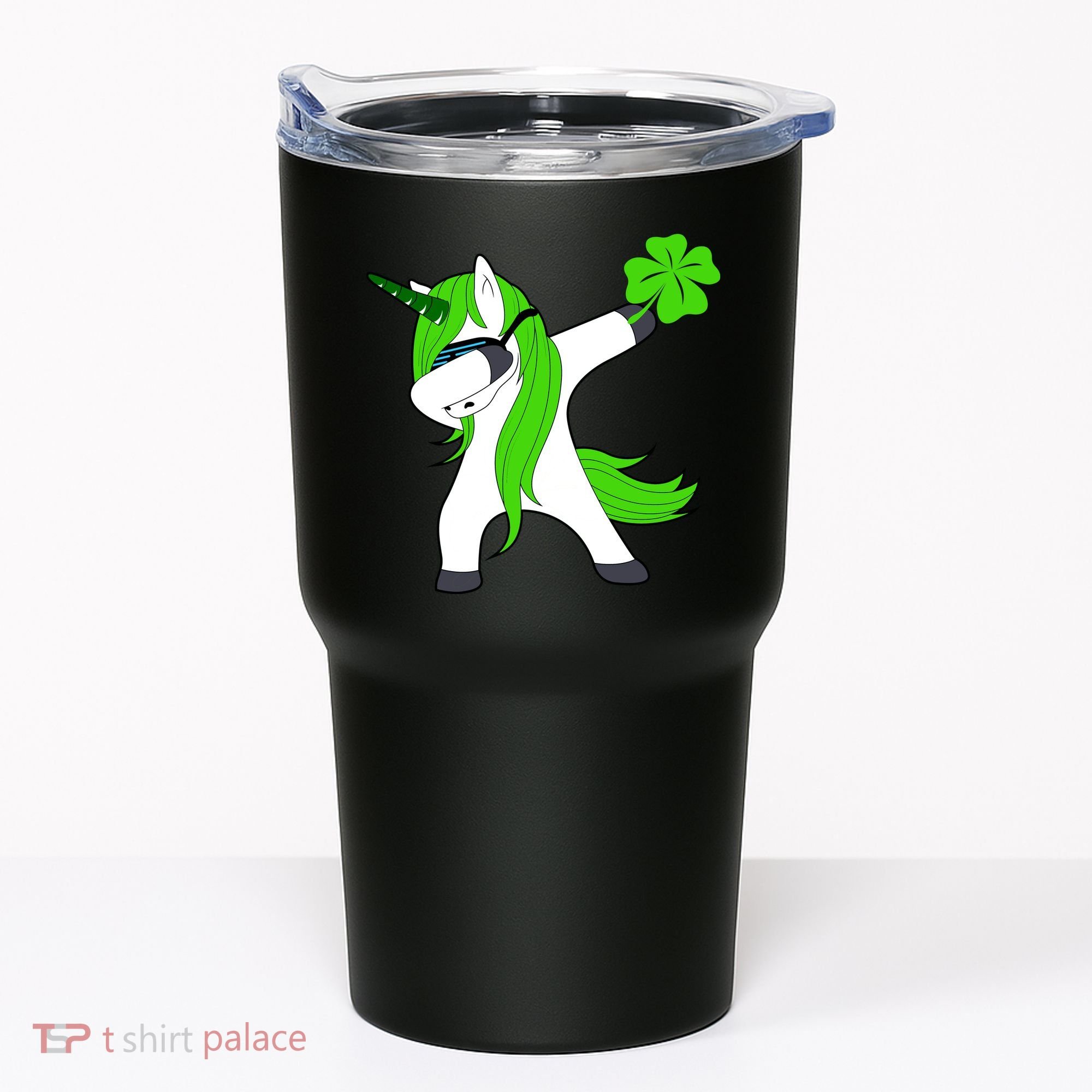 St. Patrick's Day Dabbing Irish Unicorn Tumbler