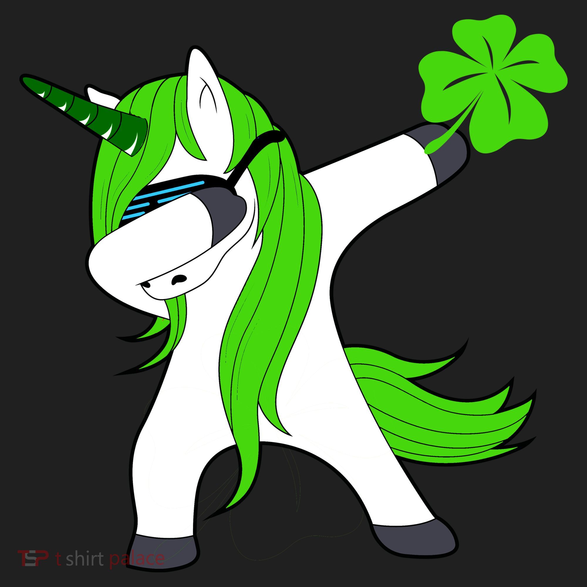 St. Patrick's Day Dabbing Irish Unicorn Tumbler