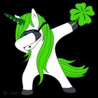 St. Patrick's Day Dabbing Irish Unicorn Mousepad thumb 1