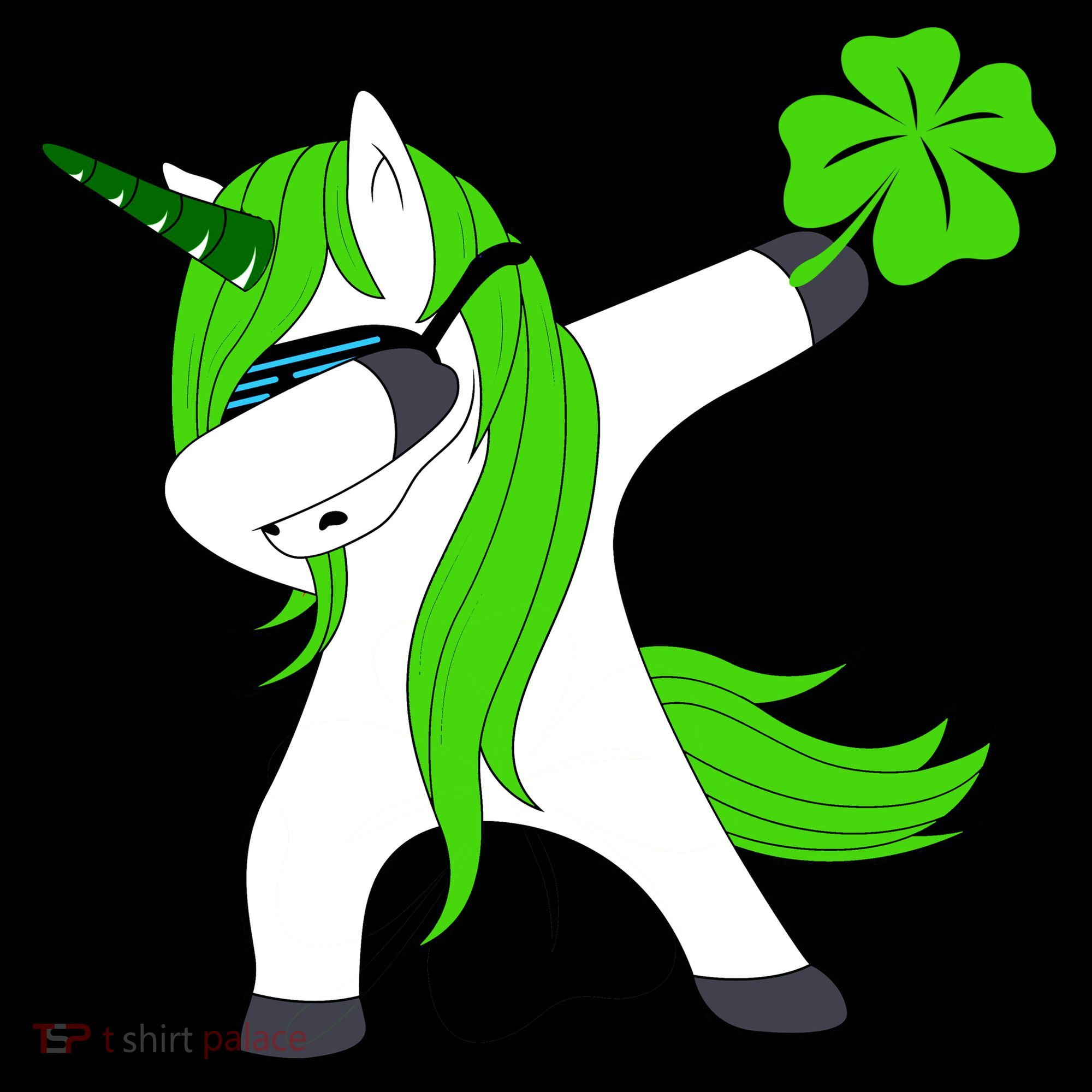 St. Patrick's Day Dabbing Irish Unicorn Baby Bodysuit