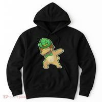 St. Patrick's Day Dabbing Pug Hoodie thumb 0