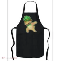St. Patrick's Day Dabbing Pug Apron thumb 0