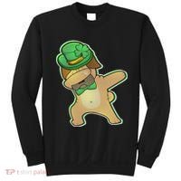 St. Patrick's Day Dabbing Pug Sweatshirt thumb 0