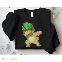 St. Patrick's Day Dabbing Pug Sweatshirt thumb 2
