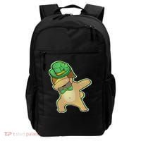 St. Patrick's Day Dabbing Pug Backpack thumb 0