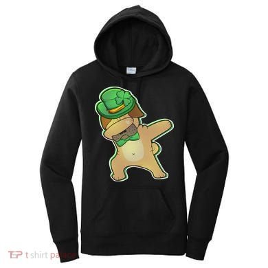 St. Patrick's Day Dabbing Pug Women's Hoodie