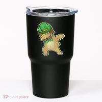 St. Patrick's Day Dabbing Pug Tumbler thumb 0