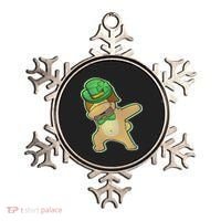St. Patrick's Day Dabbing Pug Ornament thumb 0