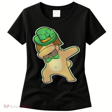 St. Patrick's Day Dabbing Pug Women's T-Shirt