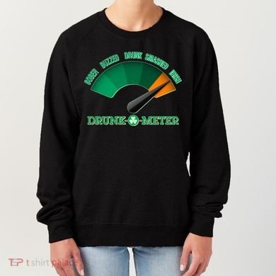 St. Patrick's Day Drunk O Meter Women's Sweatshirt