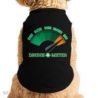 St. Patrick's Day Drunk O Meter Doggie Tank thumb 0