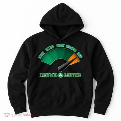 St. Patrick's Day Drunk O Meter Hoodie