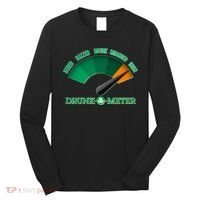 St. Patrick's Day Drunk O Meter Long Sleeve Shirt thumb 0