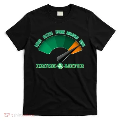 St. Patrick's Day Drunk O Meter T-Shirt