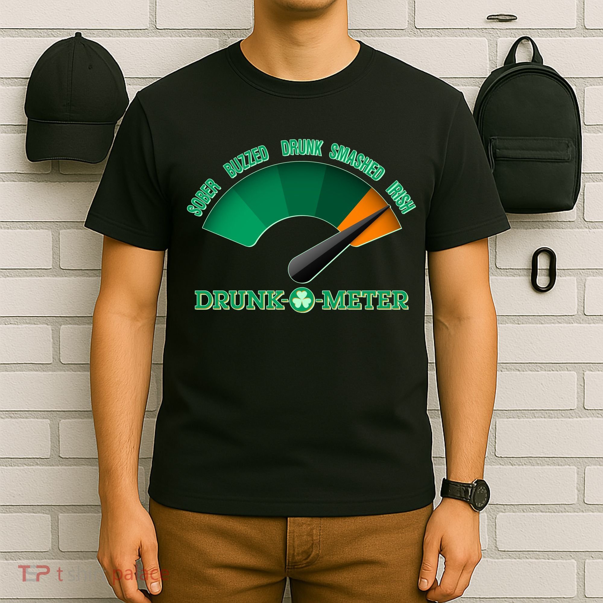 St. Patrick's Day Drunk O Meter T-Shirt