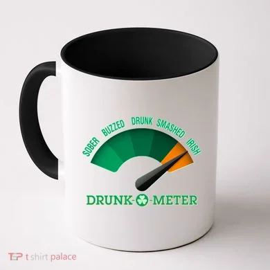 St. Patrick's Day Drunk O Meter Coffee Mug