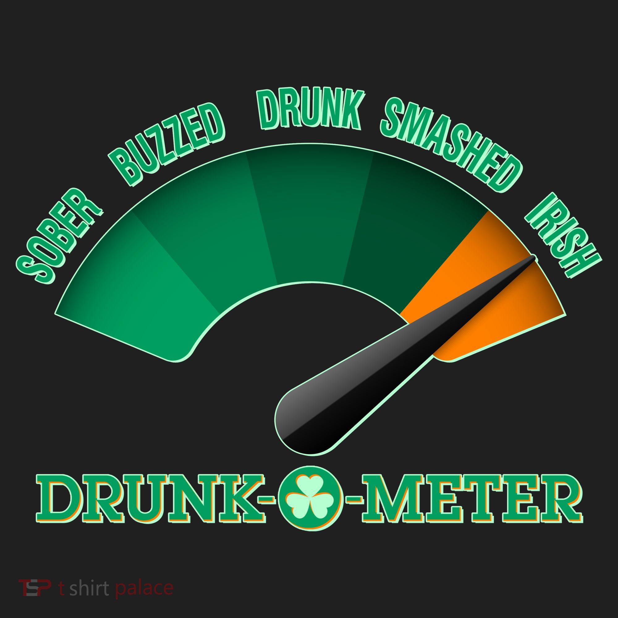 St. Patrick's Day Drunk O Meter Beanie