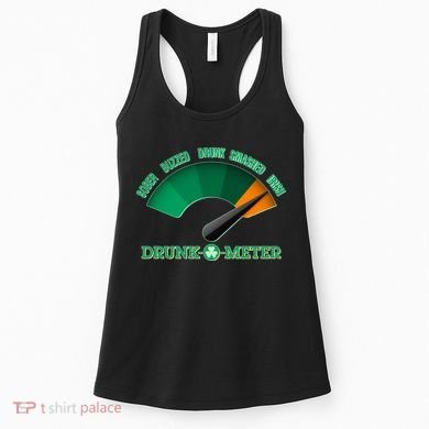 St. Patrick's Day Drunk O Meter Women's Tank Top