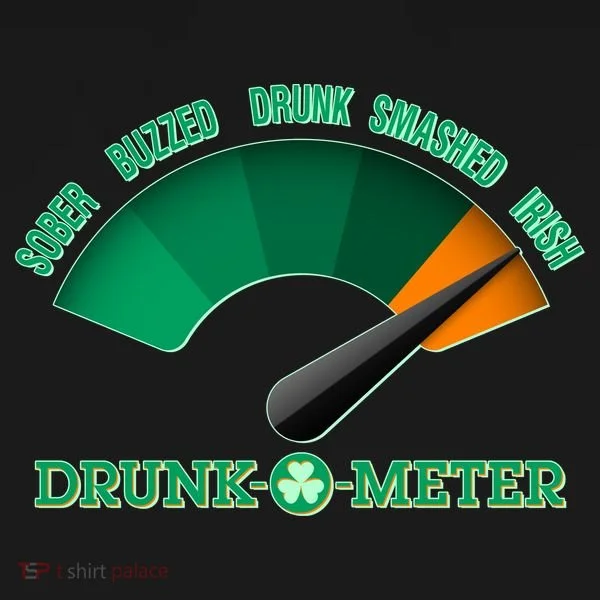 St. Patrick's Day Drunk O Meter Toddler Hoodie